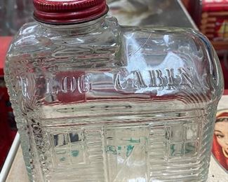 Glass Log Cabin Bank