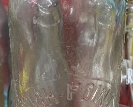 Early Hutchinson High Point Bottling N.C. Slug Plate Bottle