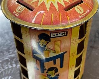 Vintage Tin Litho Banks