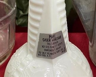 White House World's Fair Bottle with Label