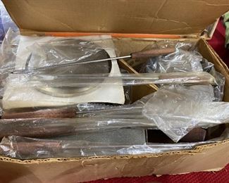 Vintage Fondue Set in Box