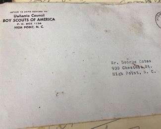 Uwharrie Council Boy Scout Paperwork