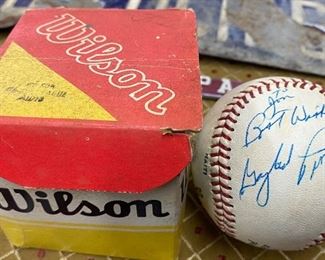 Vintage Gaylord Perry Autographed Baseball