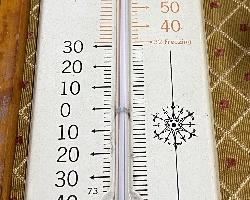 Vintage Metal Dillon Auto Parts Thermometer (Greensboro, High Point, N.C.)