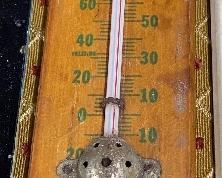 Wooden Saunder's Furniture Company Advertising Thermometer (High Point, N.C.)