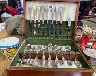 Silverplated Flatware Set