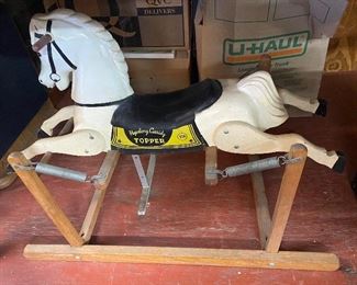 Hopalong Cassidy Topper Riding Horse