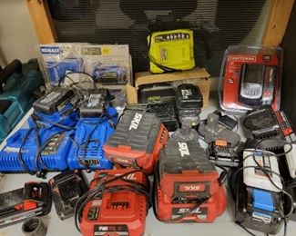 Battery and chargers