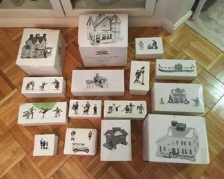 Department 56 Snow Village and Heritage Collection items