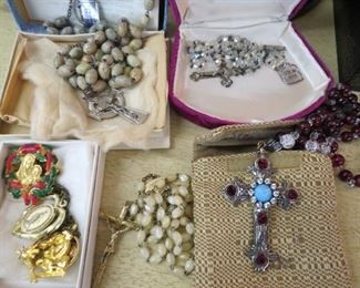 Vintage rosaries.