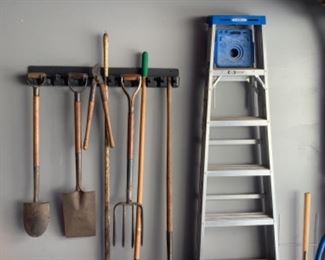 Tools and ladder