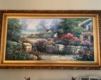 Oil on canvas….signed but can’t read name.