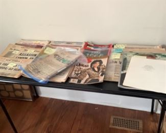 Very old newspapers