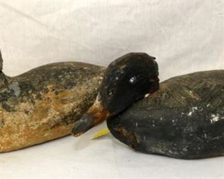 EARLY WOODEN DUCK DECOYS