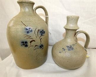 SIGNED ML OWENS POTTERY