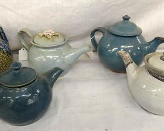 5-7IN POTTERY TEAPOTS