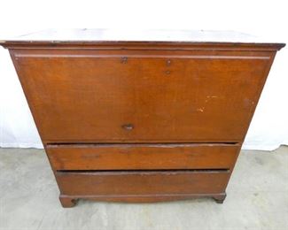 EARLY MULE CHEST W/ 2 DRAWERS