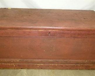 EARLY WOODEN TOOL BOX