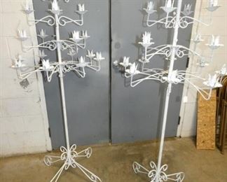 6FT. WROUGHT IRON CANDLE OBRAS