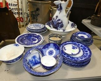 EARLY FLOW BLUE CHINA