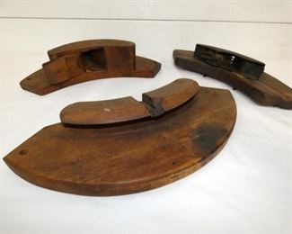 EARLY WOODEN BARREL PLANES