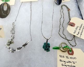 STERLING ROPE NECKLACES AND OTHERS