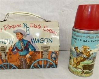 1953-54 ROY ROGERS/DALE EVENS LUNCH BOX