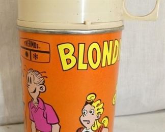 VIEW 8 1969 BLONDIE LUNCH BOX W/THERMOS