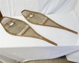 EARLY WOODEN SNOW SHOES