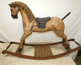 CHILDS EARLY ROCKING HORSE