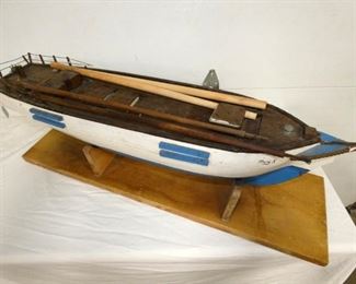 VIEW 4 36IN WOODEN SHIP MODEL 