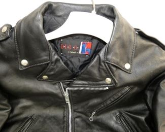 VIEW 2 CLOSEUP LEATHER JACKET 
