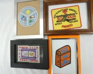 1983-84 BOY SCOUT FRAMED PATCHES 
