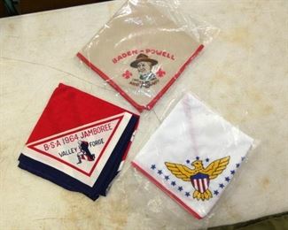 1964, 80'S SCOUTING SCARFS 