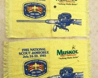 1985 NATIONAL SCOUT JAMBOREE TOWELS 