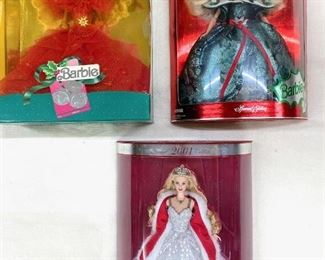 Over 170 Barbies - new in box - years range from 1990 - 2001