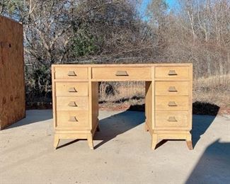 Drexel Blonde Desk