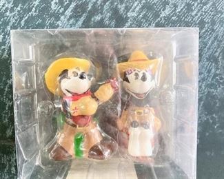 Disney Mickey & Minnie Mouse Western Salt & Pepper Shakers - Over 180 salt and pepper shakers