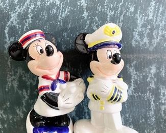 Disney Mickey and Minnie Mouse Cruise Line Salt & Pepper - Over 180 salt and pepper shakers
