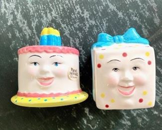 Clay Art Birthday Salt & Pepper - Over 180 salt and pepper shakers