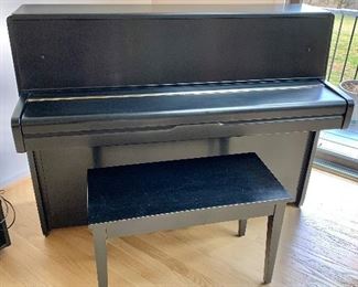 Yamaha piano and bench