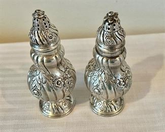 Sterling salt and pepper shakers 