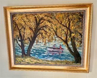 Frederick Sexton signed oil painting 