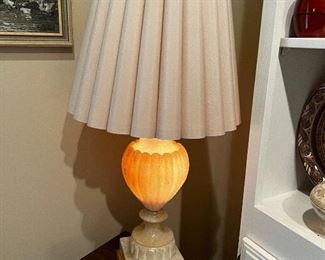Agate lamp with 2 settings