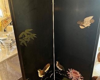 Antique Coromandel carved screen