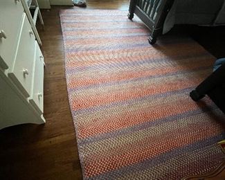 Gorgeous, large braided rug.