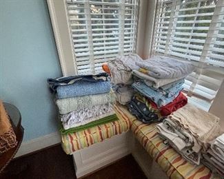 Various linens.