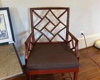 Chairs by Hickory.  There are four of these.