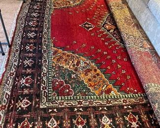 Large, vintage rug.  One of a kind.