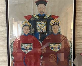 Fabulous Asian artwork.  This piece is about 4" tall.